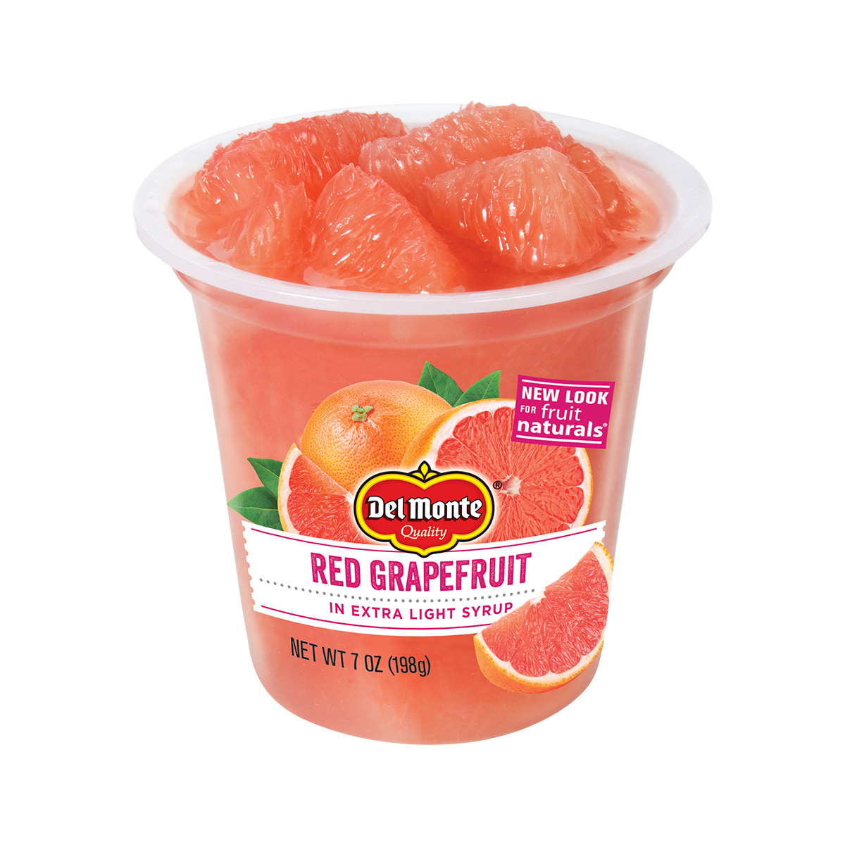 Del Monte® Fruit Naturals® Red Grapefruit in Extra Light Syrup Del